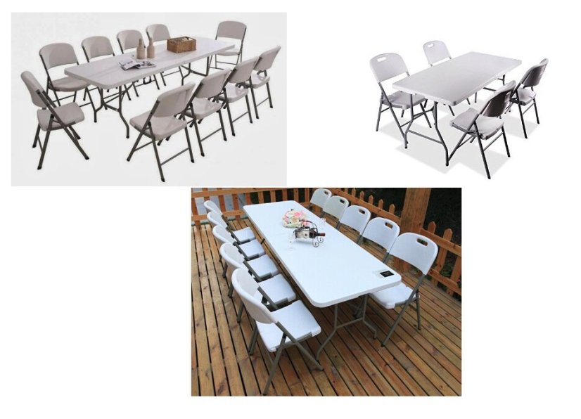 Zvýhodnený set štyroch cateringových stoličiek