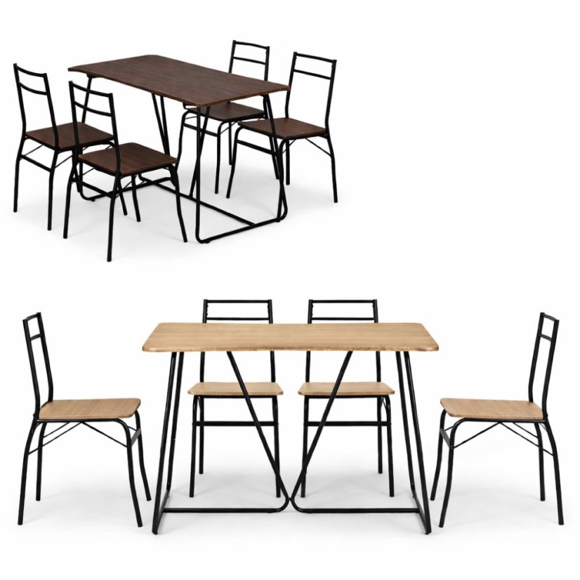 Jídelní set - stůl + 4 židle PAŘÍŽ