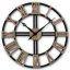 Große Wanduhr aus Holz, 80cm