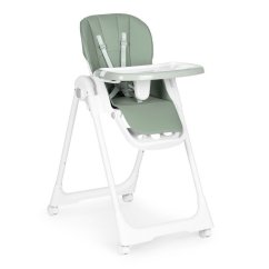 Dětská jídelní židlička v zelené barvě