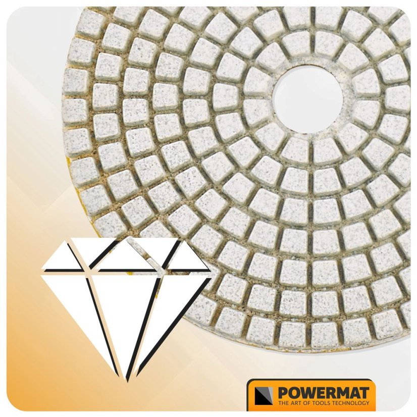 Diamantový brúsny a leštiaci kotúč 100 mm