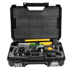 Krížový laser 4D 16 línií 360° zelený laser 40 m + statív PM-PLK-4DM2