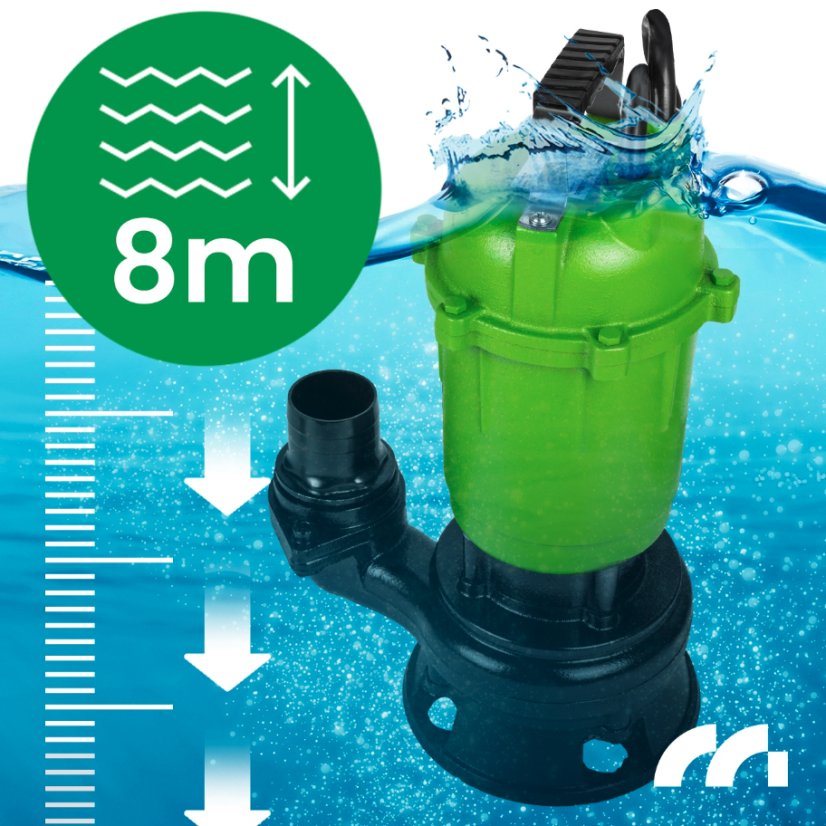 Pompă submersibilă pentru nămol cu tocător MalTec MasterPump 570W