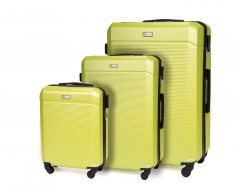 Súprava cestovných kufrov STL945 žltá