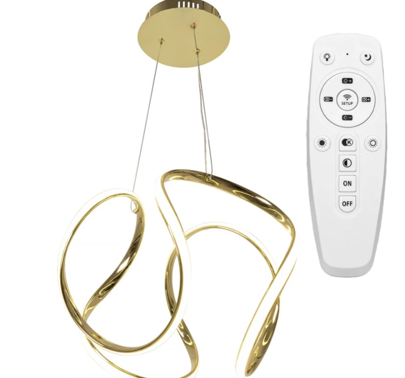 Elegantné moderné LED stropné svietidlo s diaľkovým ovládaním