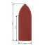 Carta abrasiva velcrata delta 32 x 92 mm, K60, K100, K180, set di 15 pezzi 54H008 GRAPHITE