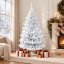 Albero natalizio di lusso, abete colore bianco 220 cm