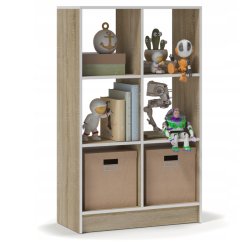 Рафт за детски книги и играчки по метода Монтесори, 6 рафта – Sonoma