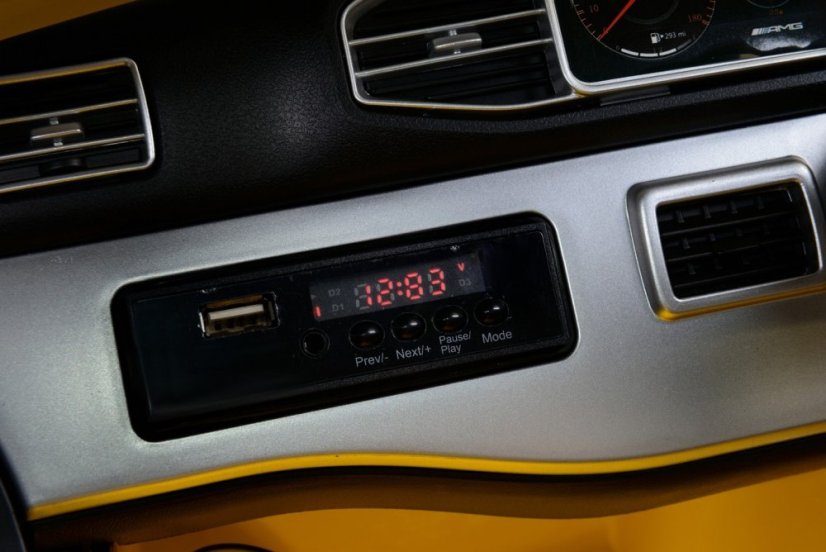 Detské elektrické autíčko Mercedes-Benz W166 žltá