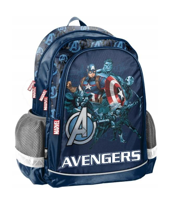 Set școală din 2 piese pentru băieți Avengers