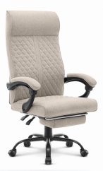 Scaun de birou ergonomic HC-1030, cu șezut cu arc și o capacitate de încărcare de 120 kg – bej