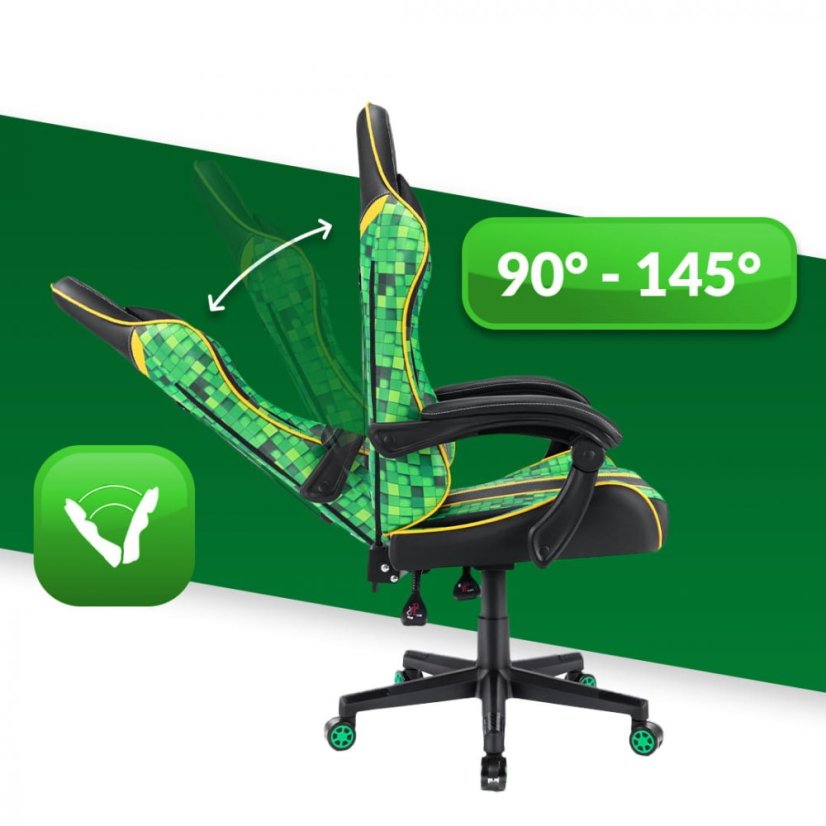 Herné kreslo HC-1005 Minecraft