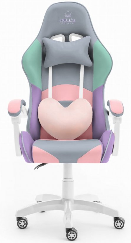 Rainbow gamer szék pasztellszínű
