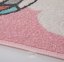 Детско килимче с балони в пастелно розово - Размерът на килима: Ширина: 140 см | Дължина: 190 см