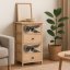 Kommode ZOFIA mit 4 Schubladen - Boho-Design, 40 x 29 x 73 cm