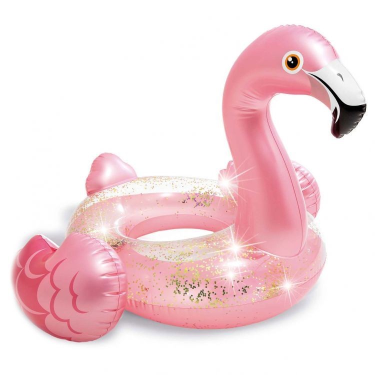 Felfújható kerék flamingó alakban