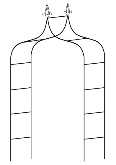 Pergola de grădină elegantă