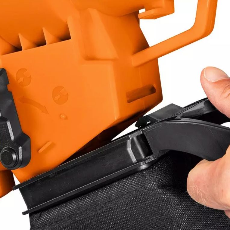 Aspirator de grădină, suflător de frunze și tocător 3500 W, sac de colectare 45 l