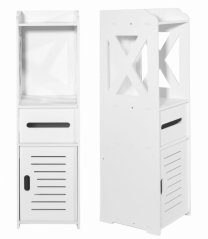 Praktična kopalniška polica 80 x 21,5 x 25 cm