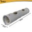 Tunel pentru pisici, de culoare gri, cu o minge – 120 x 25 cm