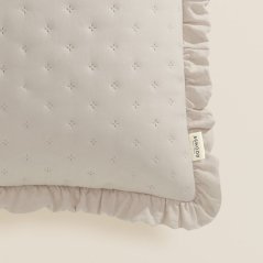 Romantična prevleka za vzglavnik MOLLY v bež barvi 45 x 45 cm