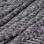 Grobe Decke in Grau mit modernem Muster