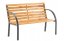 Gartenbank aus Holz 120 x 60 x 80 cm