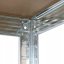 Raft metalic stabil cu 5 rafturi 180 x 40 x 40 cm