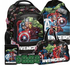 4-delni šolski komplet za dečke Marvel Avengers