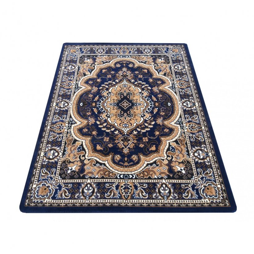 Vintage koberec v modré barvě - Rozměr koberce: 40X60
