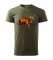 Originale t-shirt da uomo in cotone per il cacciatore accanito
