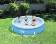 Hochwertiger Pool für den Garten mit Filtration 366 x 76 cm