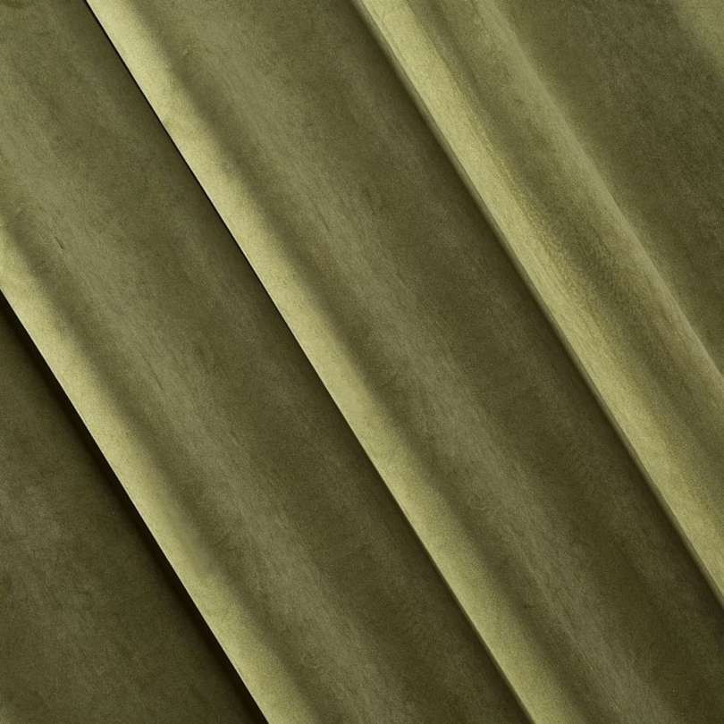 Moderne Gardine in Olive 140 x 250 cm