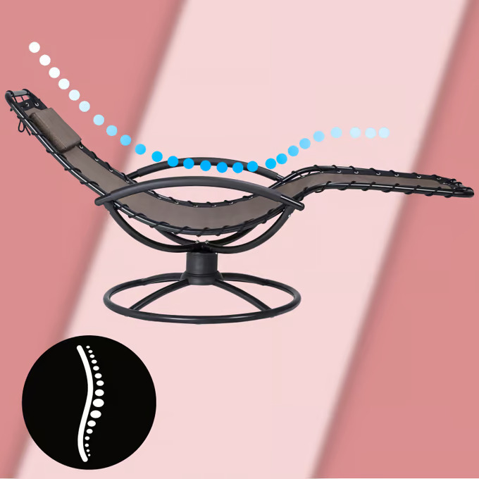 Scaun balansoar Eve reclinabil