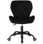Scaun pivotant de birou ergonomic - catifea - Culoare: Violet