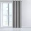 Dolga siva okenska zavesa - Velikost: Dolžina: 250 cm