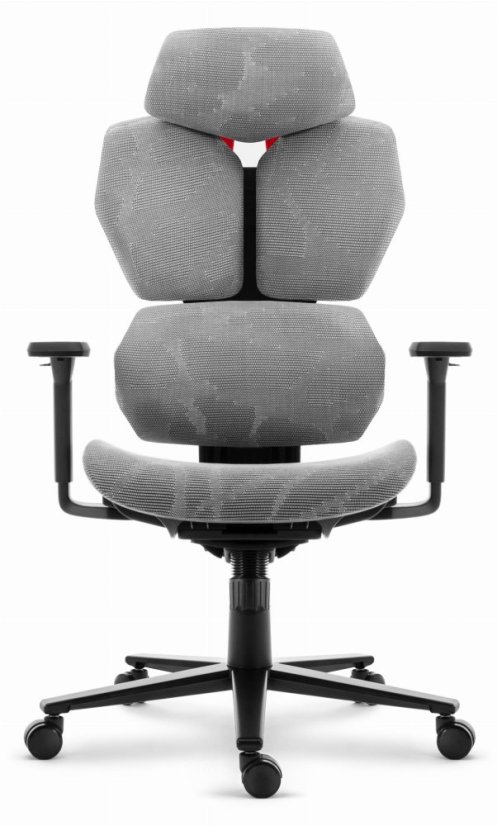 Ergonomikus textil forgó irodai szék - HC-1010 GREY