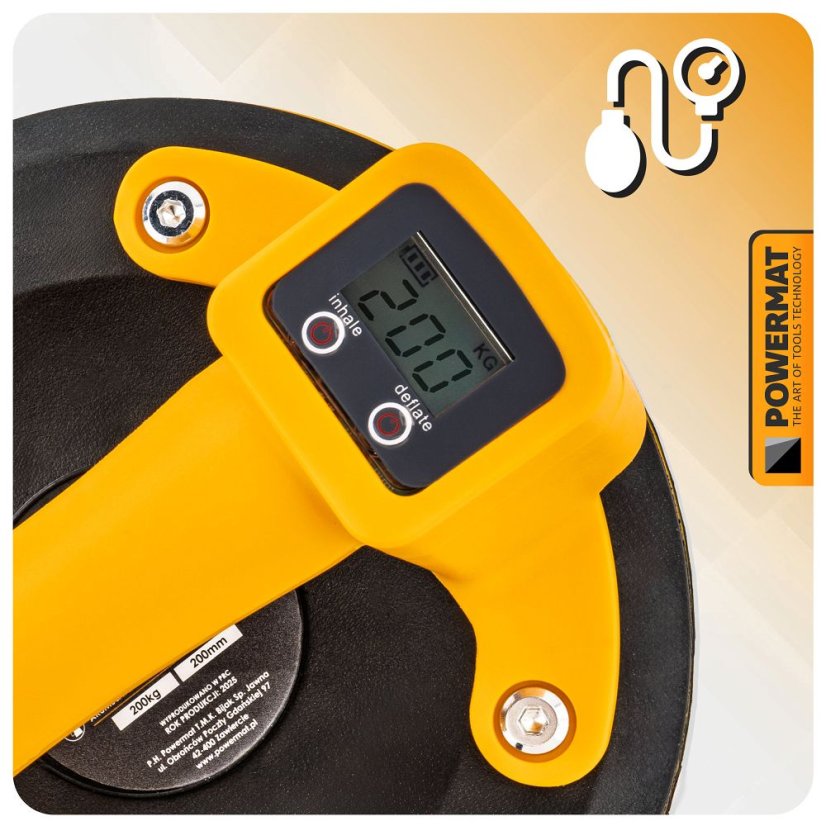 Vezeték nélküli vákuumos szívócsésze PM-APPS-200M