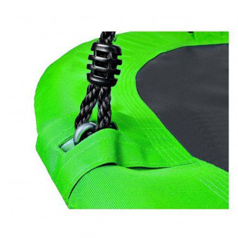 Závesný hojdací kruh pre deti v zelenej farbe