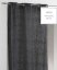 Jednobarevný černý závěs ve skandinávském stylu 140x240 cm