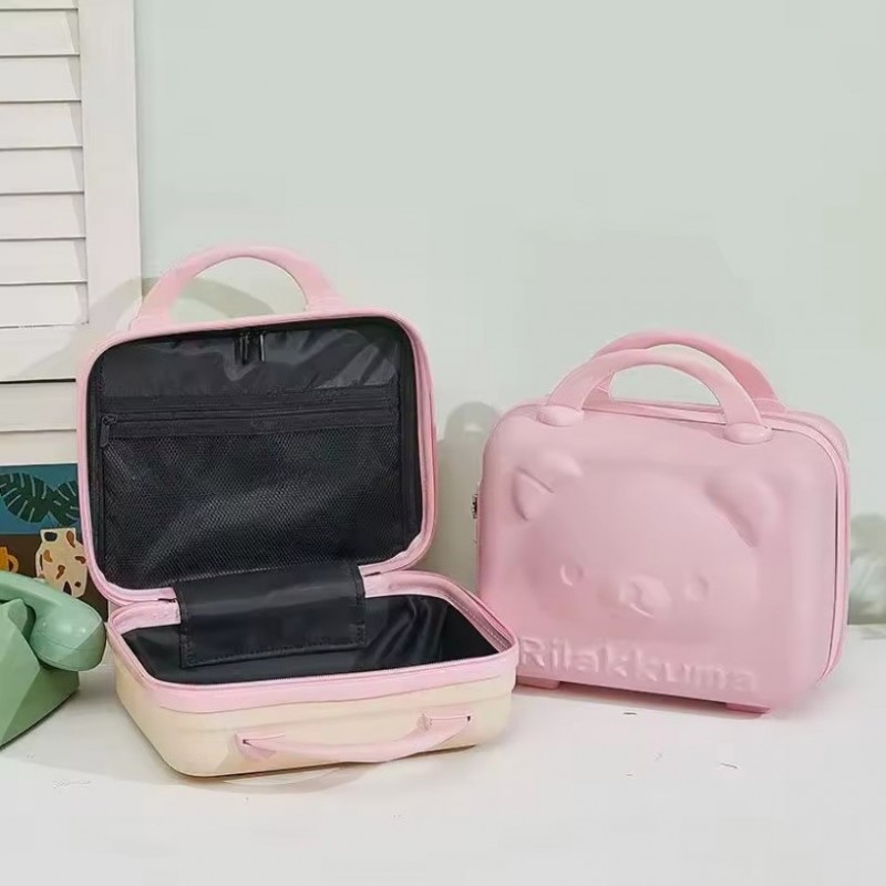 Gyermek utazási kozmetikai tok - rózsaszín