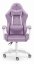 Sedia da gioco HC-1000 PURPLE - tessuto di velluto