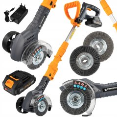 Akumulátorový čistič škár - 21V Li-Ion 2Ah, 100 mm