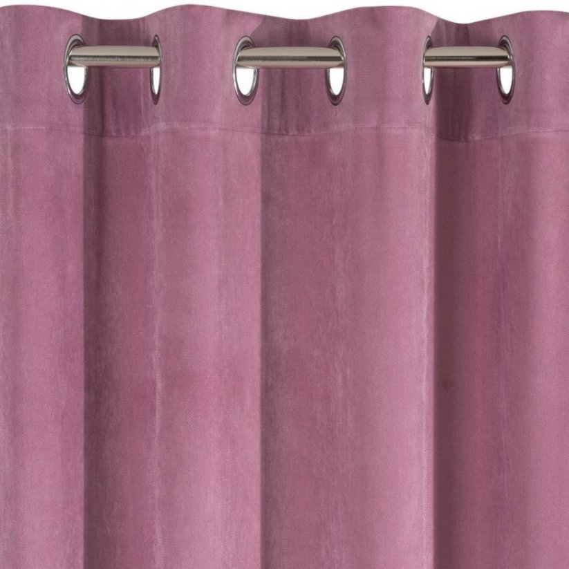 Draperie de design culoarea roz 140 x 250 cm