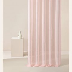 Klasická záclona ružovej farby Novelia 300 x 250 cm