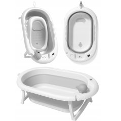 Baie pliabilă pentru copii VAIANA PREMIUM cu un șezlong - mai multe culori