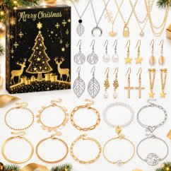 Adventní kalendář se šperky pro ženy a dospívající dívky