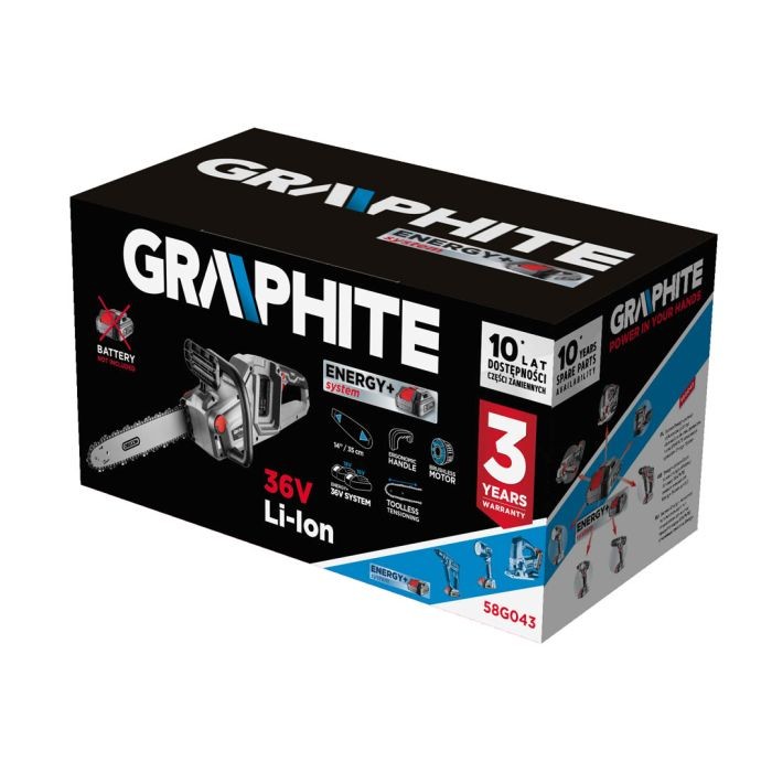 Accu-Kettensäge Energy 58G043 GRAPHITE