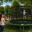 Zahradní trampolína 312 cm (10FT) s vnitřní ochrannou sítí a žebříkem