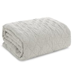 Moderný prehoz na posteľ béžovej farby